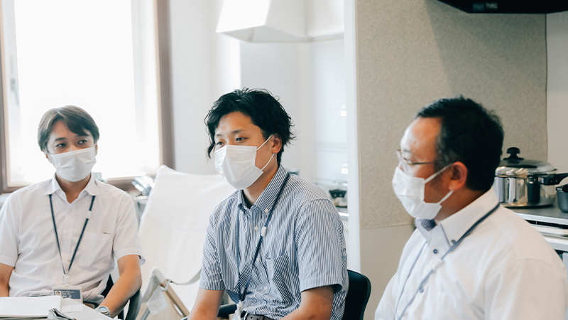 青木さん。外川さん、一矢さん。